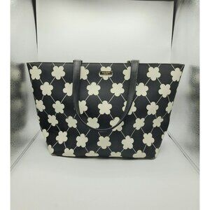 Kate Spade Grant Street Jules Floral Black & White Large Handbag